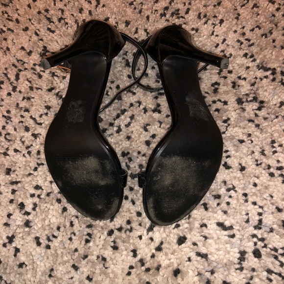 Delicious black vegan leather basic high heels - Picture 5 of 6